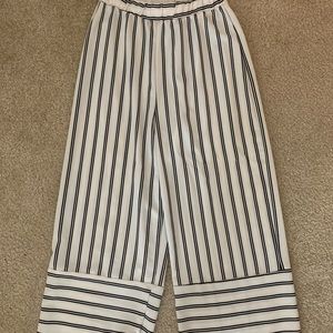 Striped Wide Leg Pants